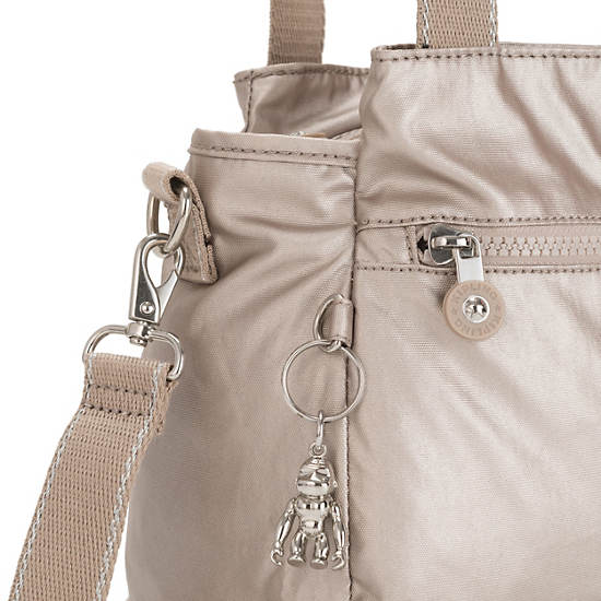 Kipling Elysia Metallic Schoudertassen Beige | NL 1810IL